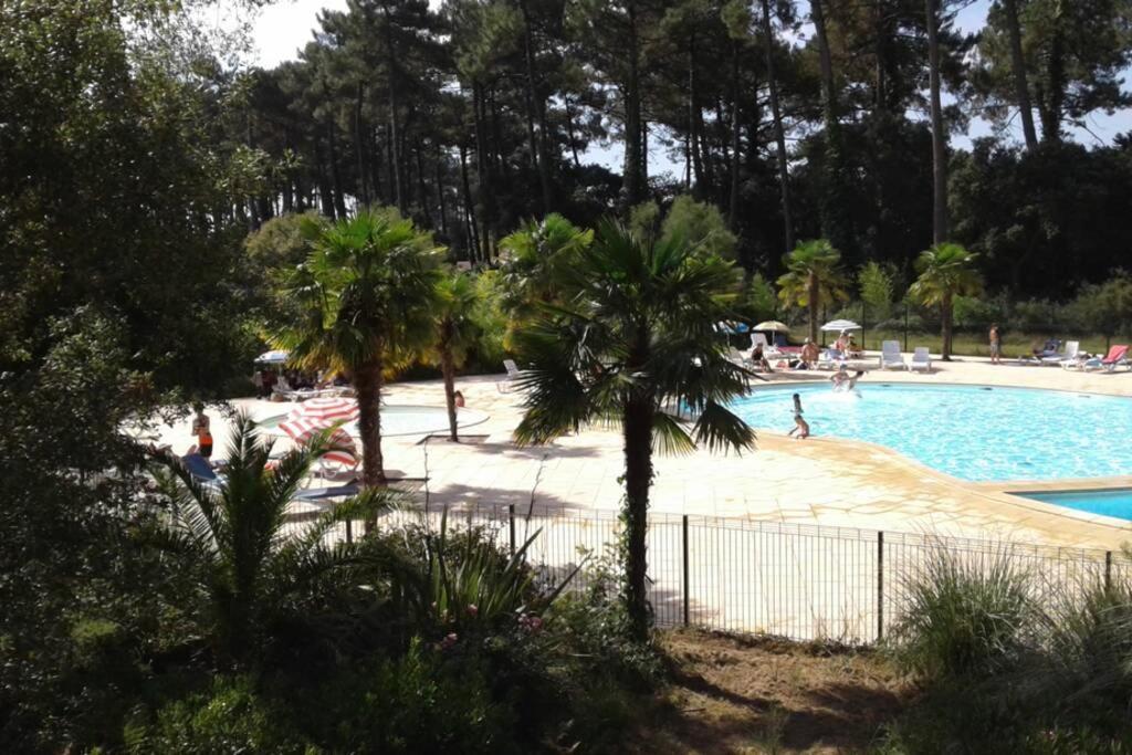 T2 Antigua Ondres Plage Avec Piscine Et Tennis Exterior foto
